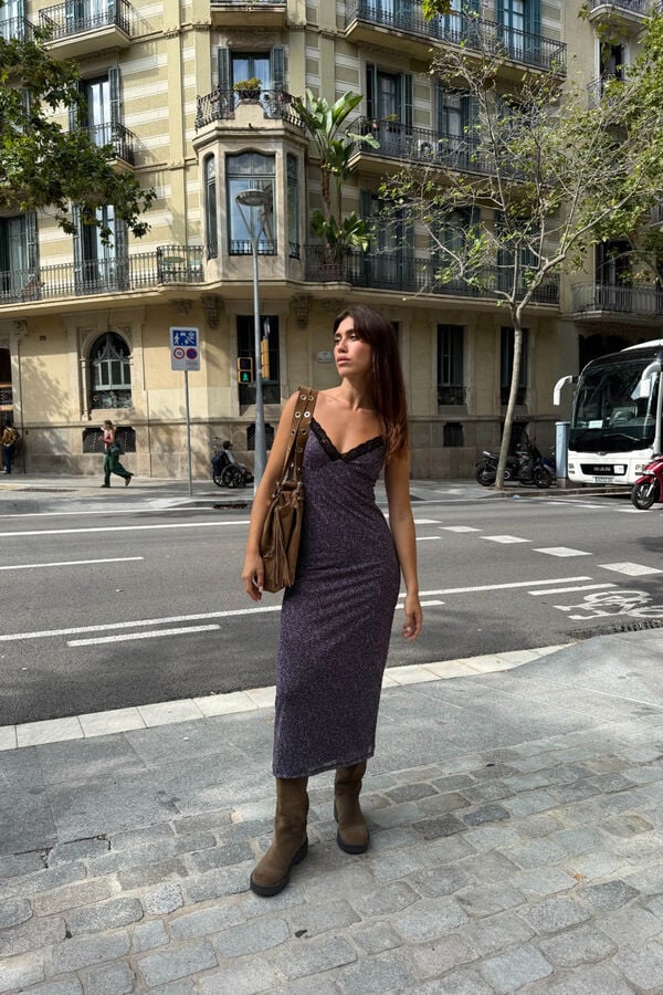 Dress, bag, dress and jeans set