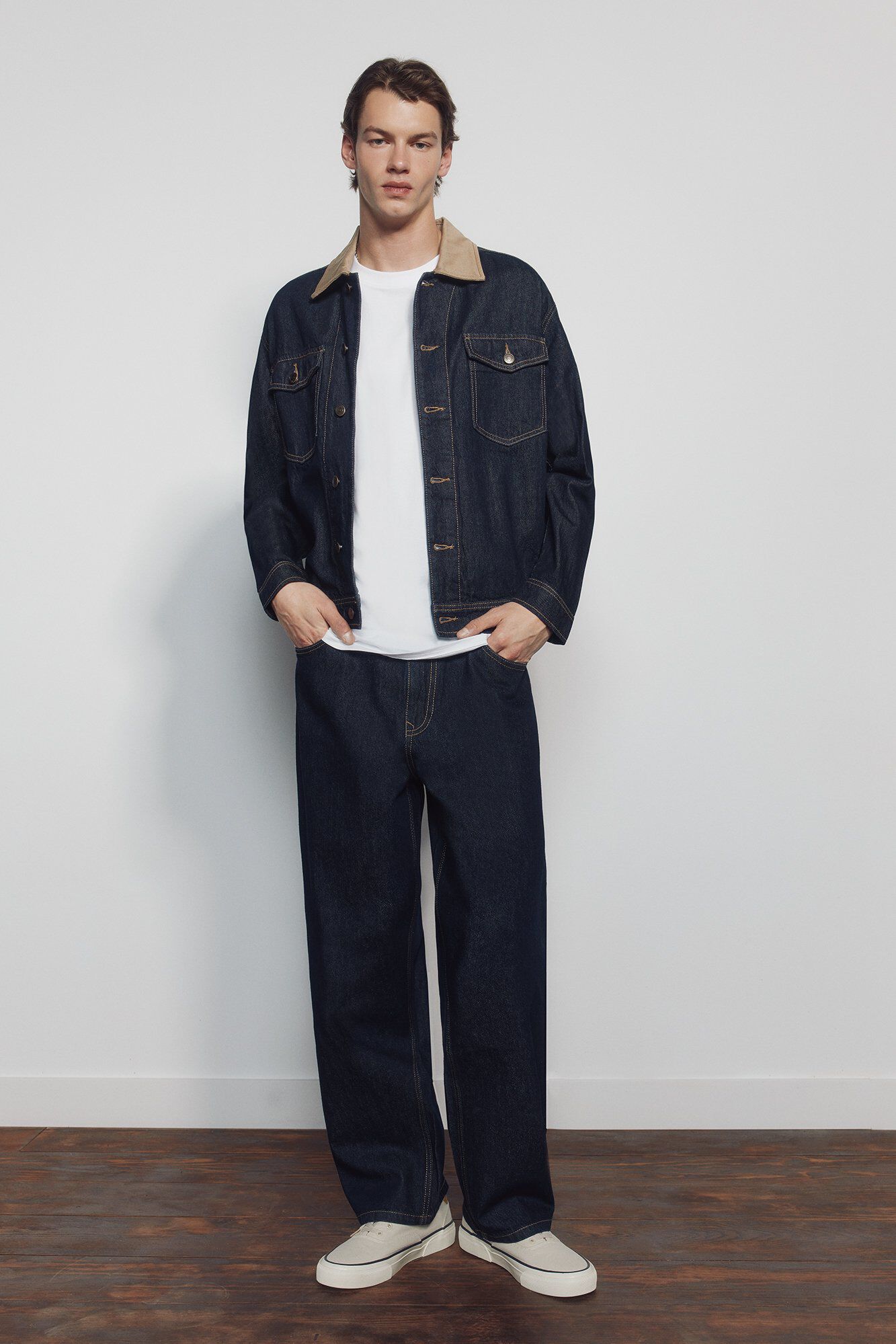 Conjunto de jeans y jersey