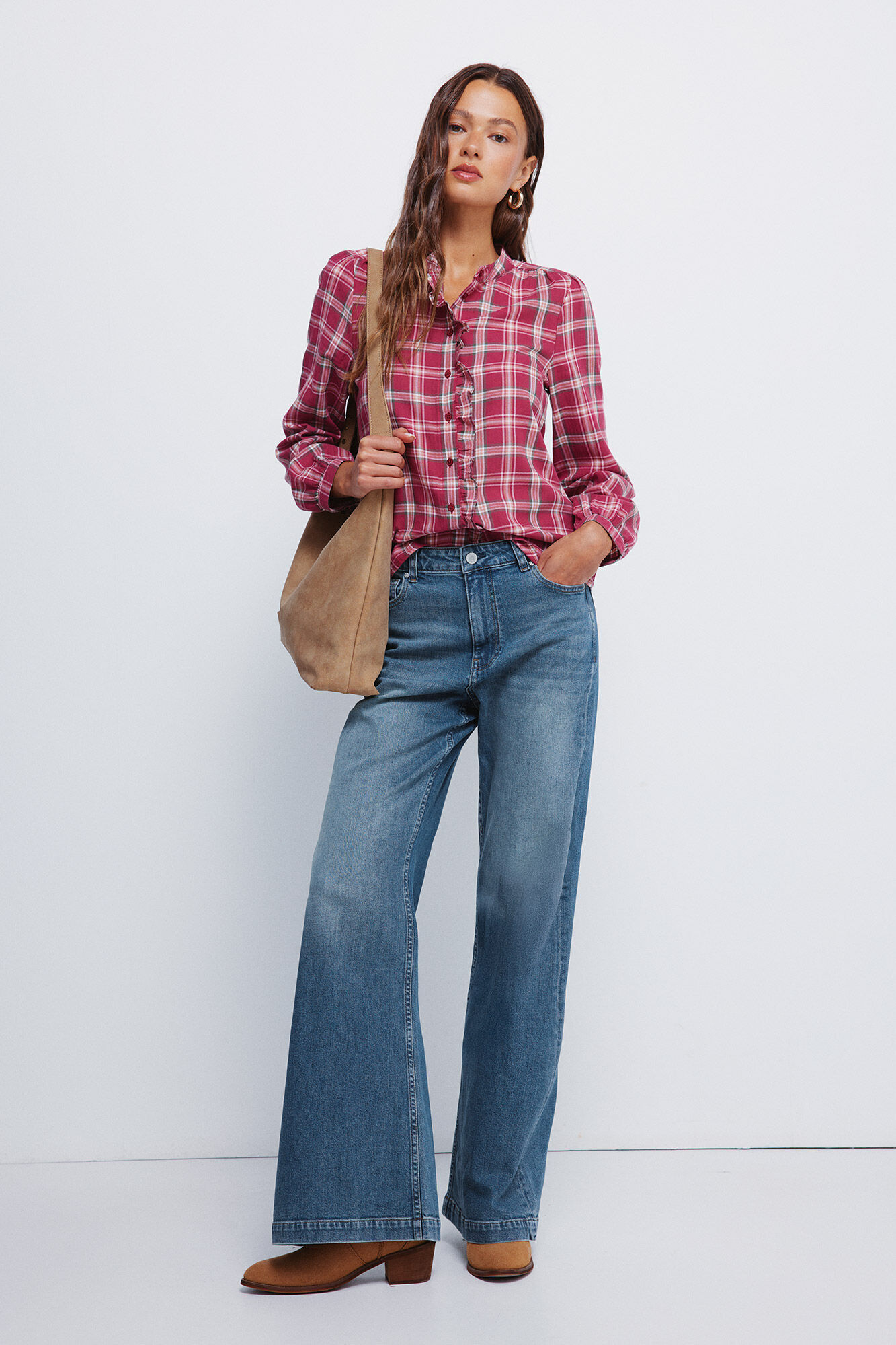 Jeans and placket set