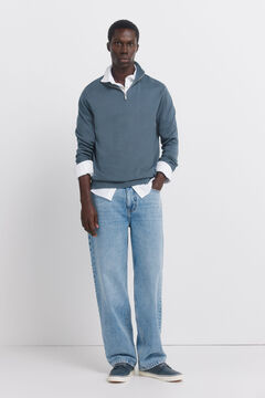 Jeans and fastening set