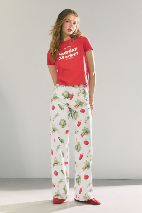 Conjunto de trousers y rouge