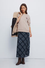 Skirt and sweatshirt set