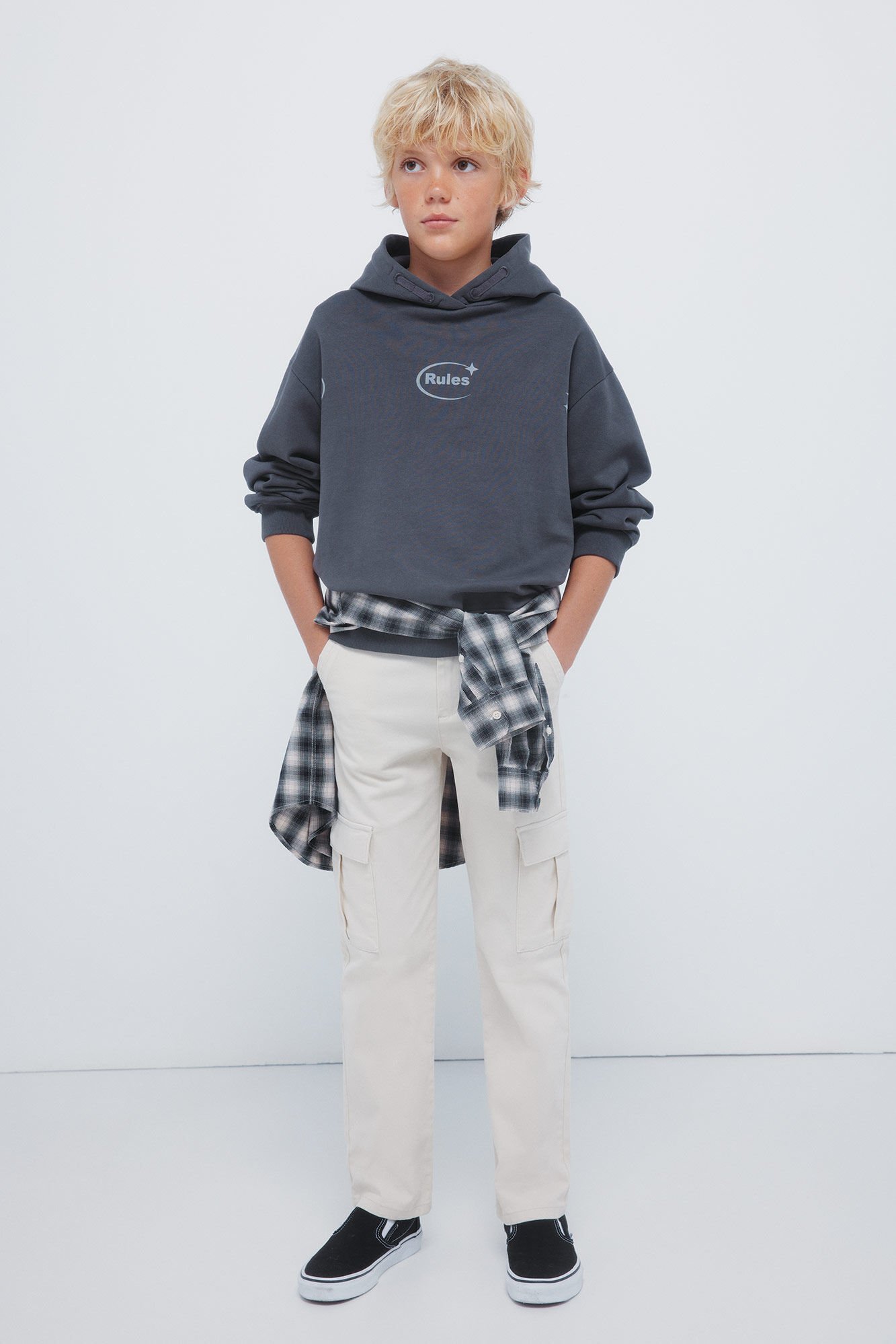 Pants, boys and sweatshirt set
