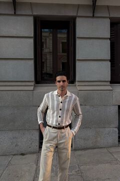 Trousers and cardigan set