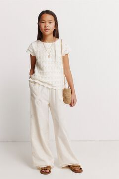 Conjunto de cal&ccedil;as e top