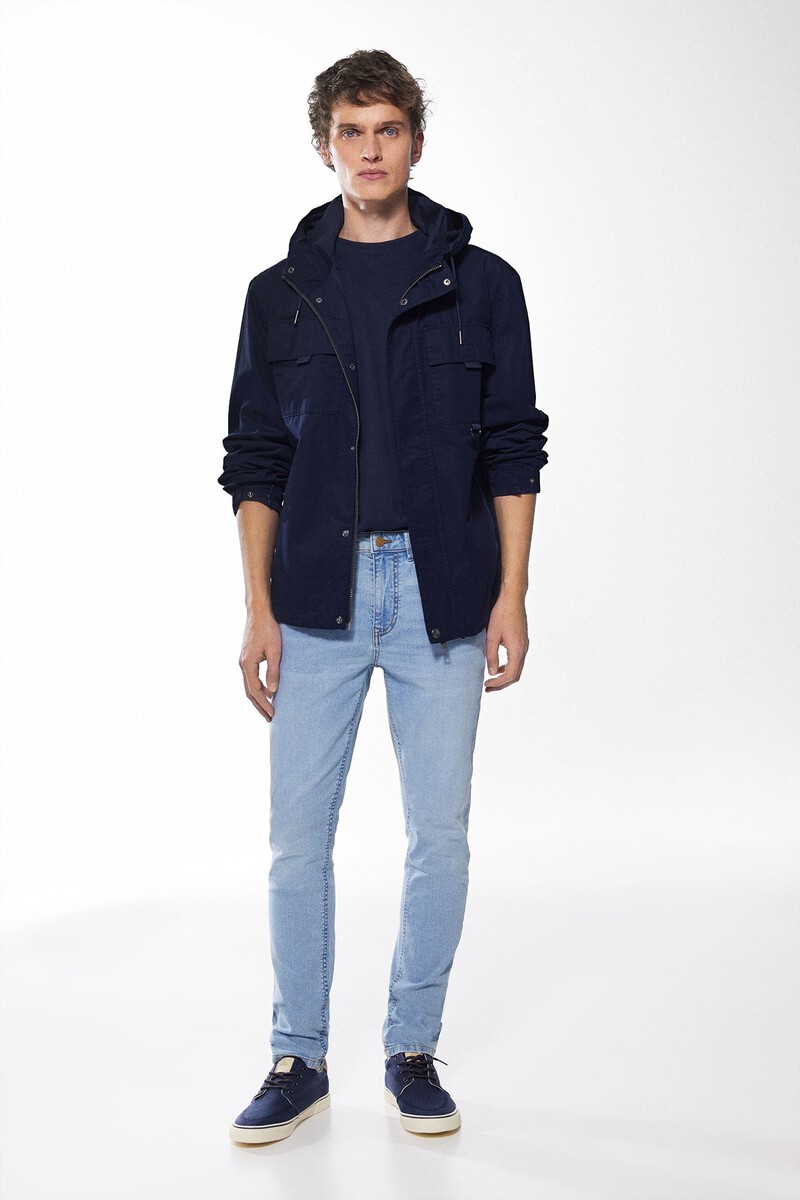 Jeans, jacket and t-shirt set