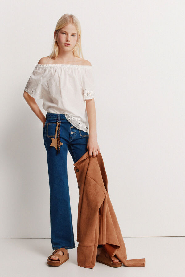 Blouse and jeans set