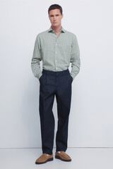 Loafer, jeans and shirt set