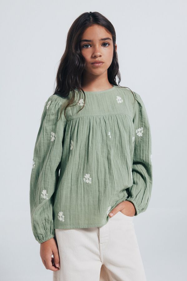 Jeans and blouse set