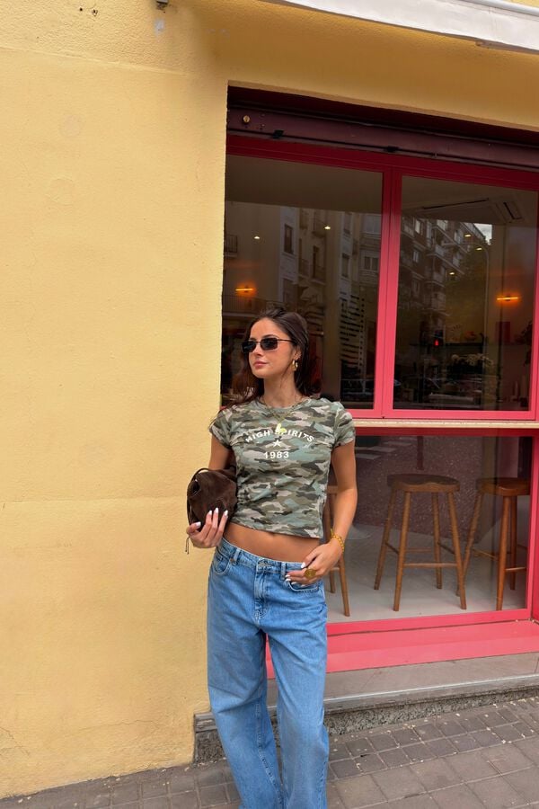 Conjunto de jeans y olive