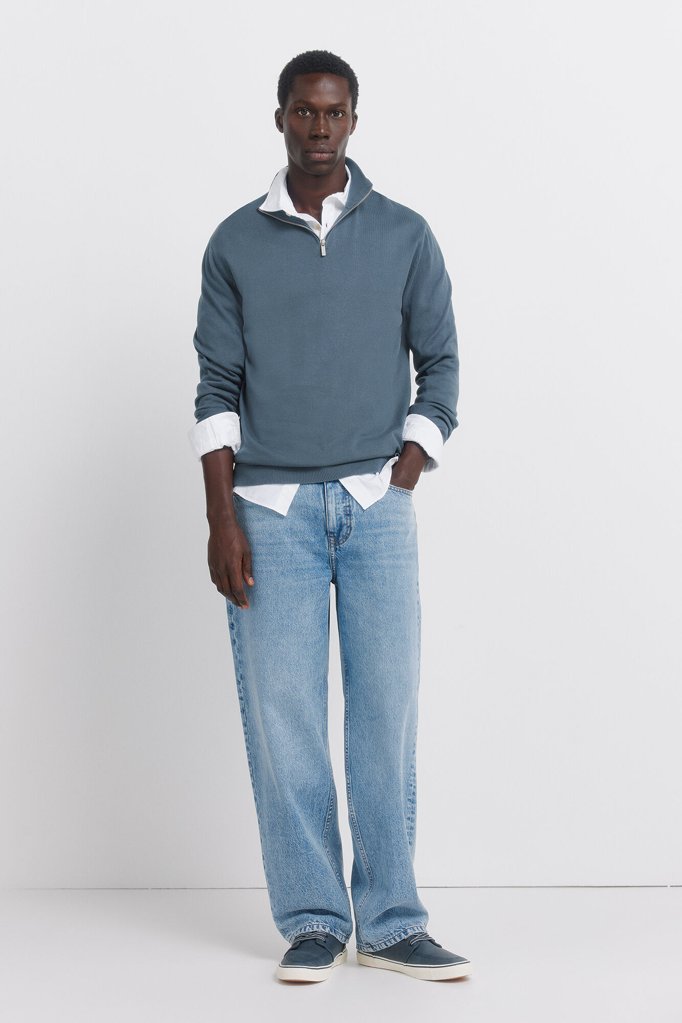 Conjunto de jeans y jersey