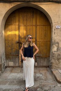 Embellishment, top and skirt set