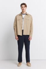 Trousers, overshirt and t-shirt set