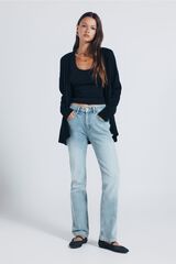 Jeans and cardigan set