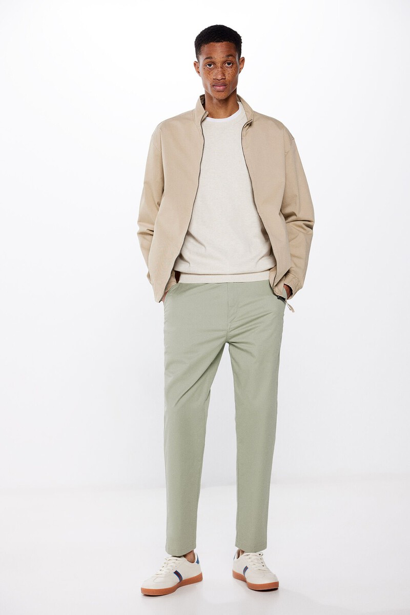 Chinos, buckles and sleeves set