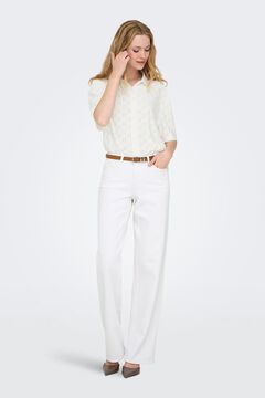 Conjunto de jeans, mocassins e camisa