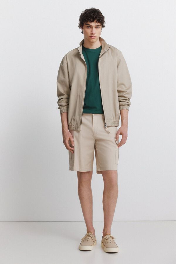 Topstitching, shirt and shorts set