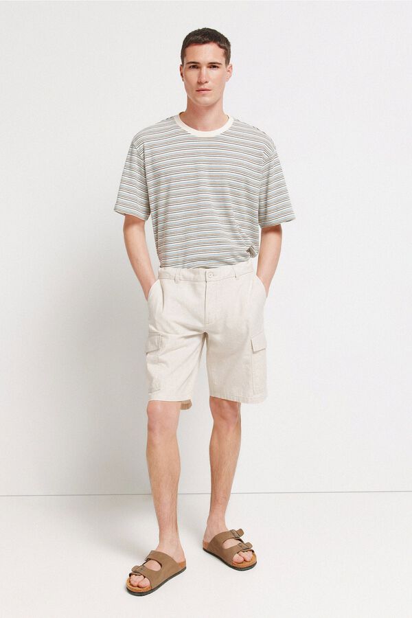 T-Shirt, shirt and shorts set