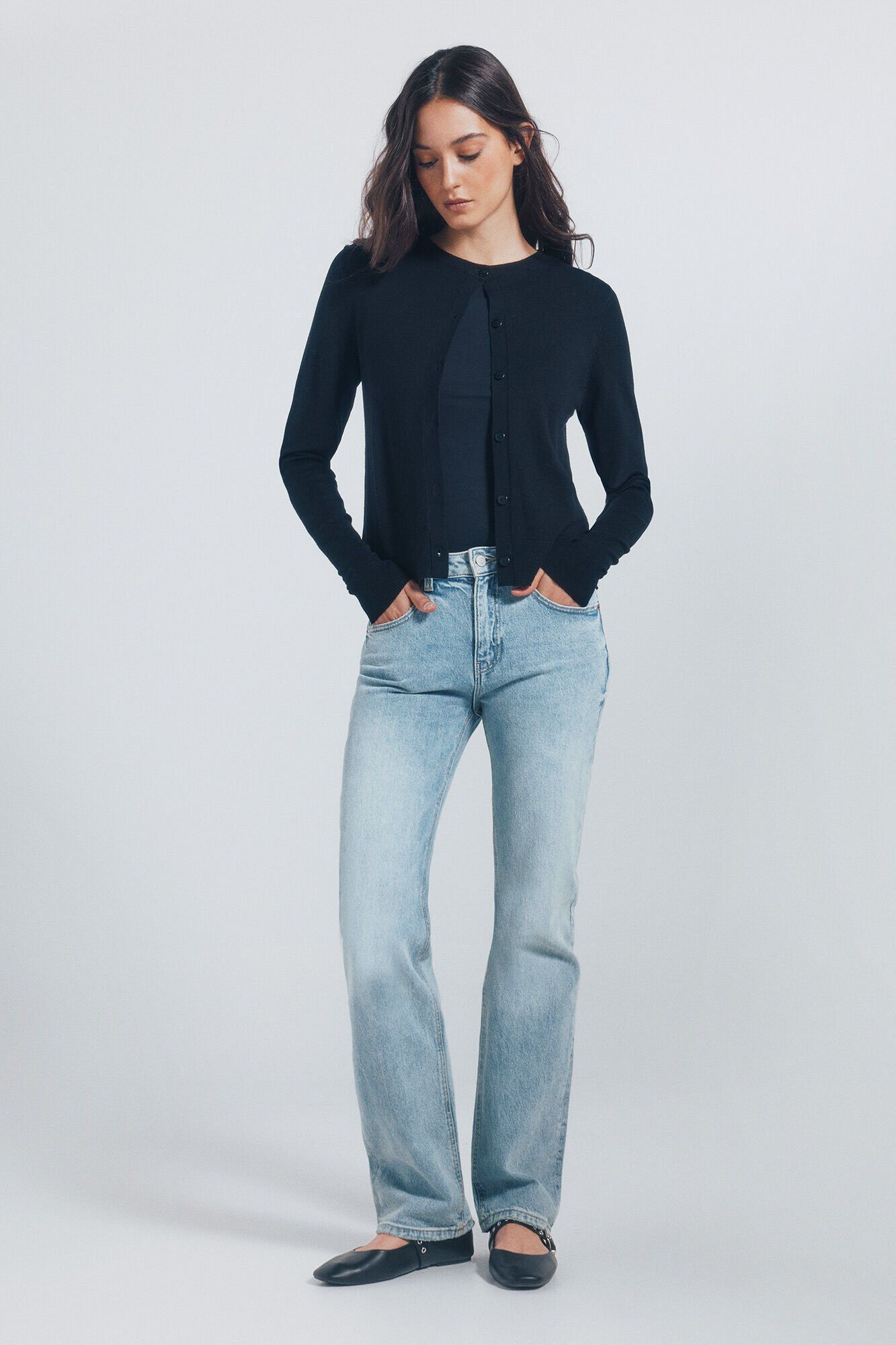 Jeans and viscose set