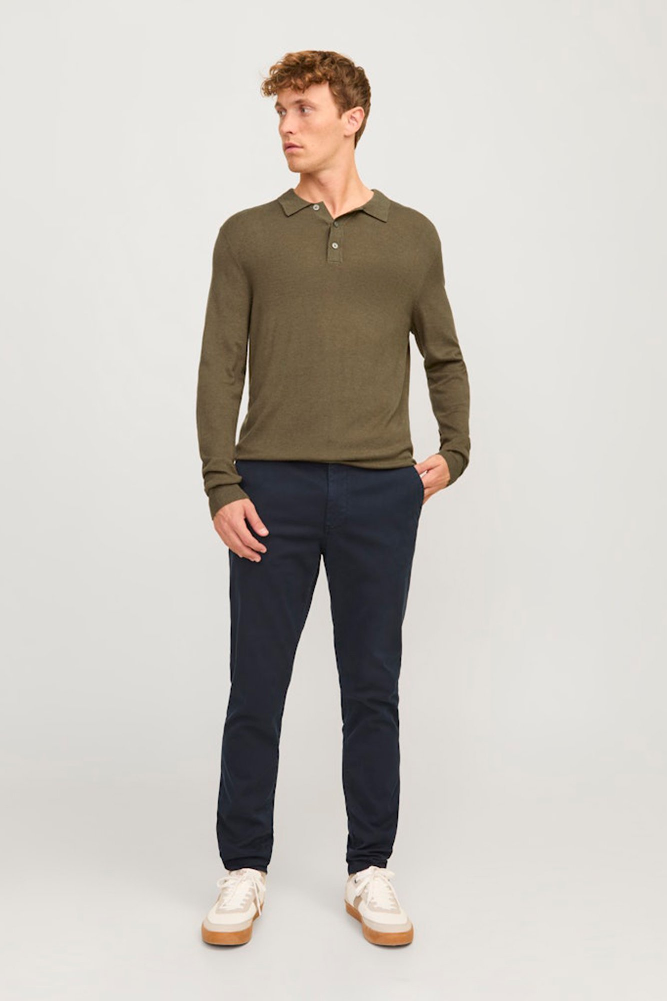 Coleccion Cortefiel Cortefiel Polo Manga Larga Hombre Polo Punto