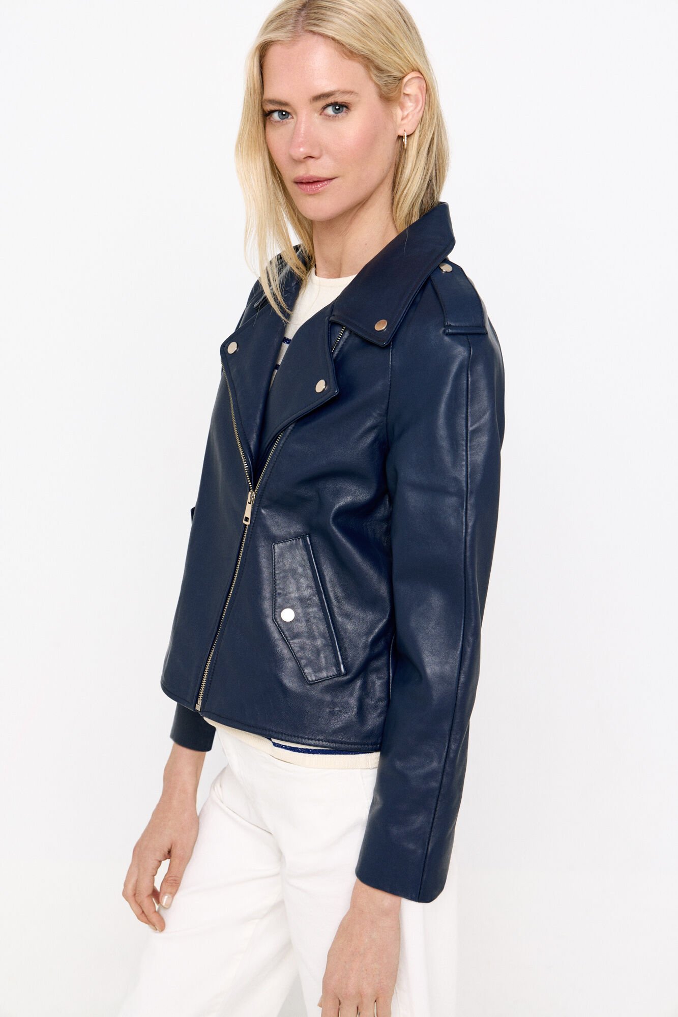 Cazadora Cuero Mujer Cortefiel Club Cortefiel Cazadora Cuero Mujer