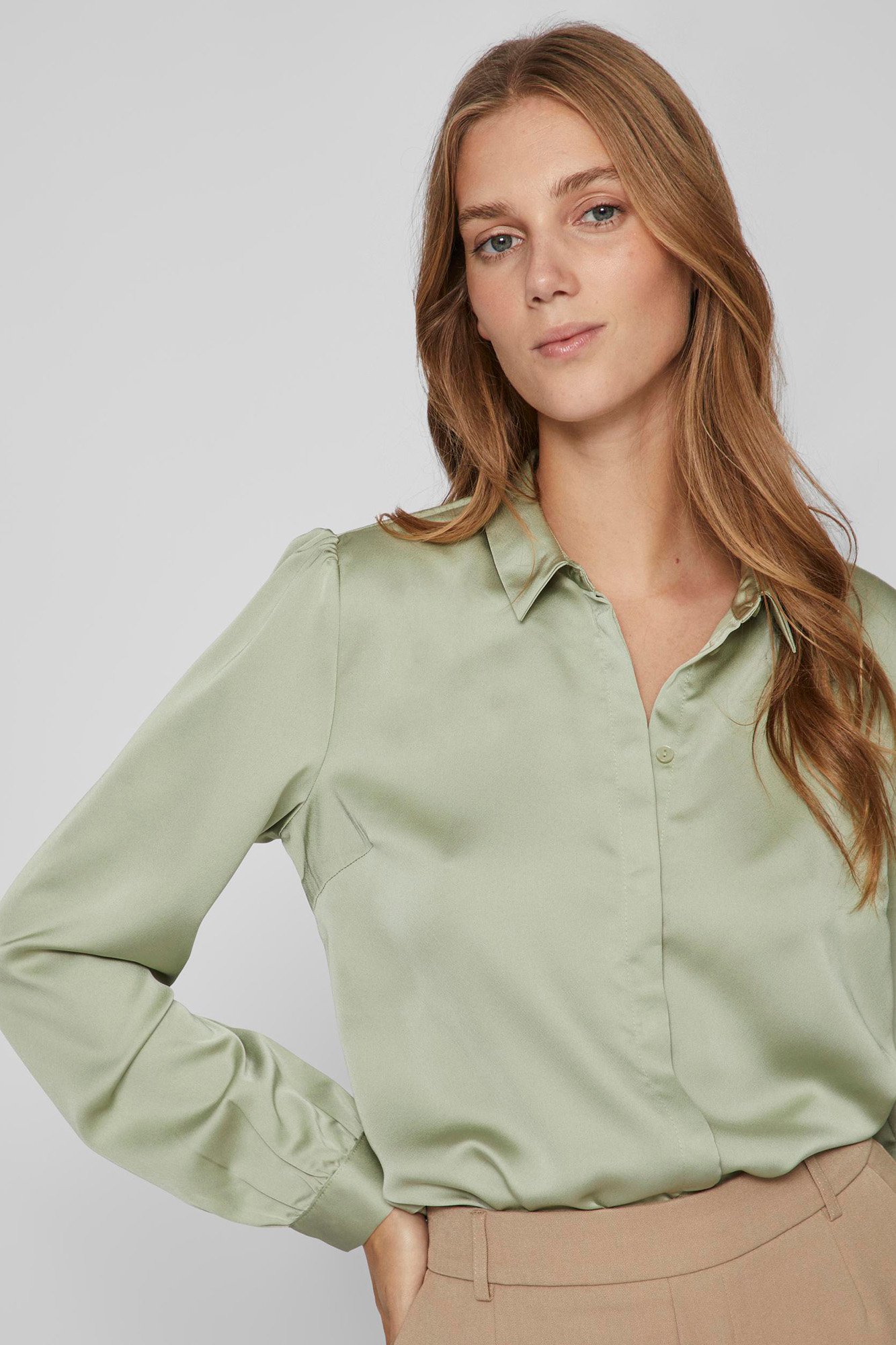 Camisa Satinada Camisas Cortefiel Mujer Camisa Satinada Cortefiel