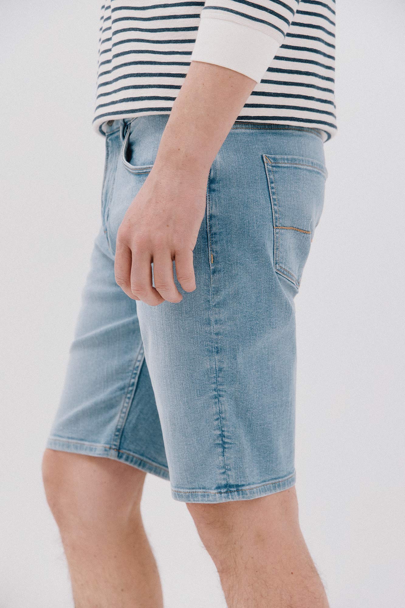 Bermuda vaquera ligera Pantalones cortos hombre SPF