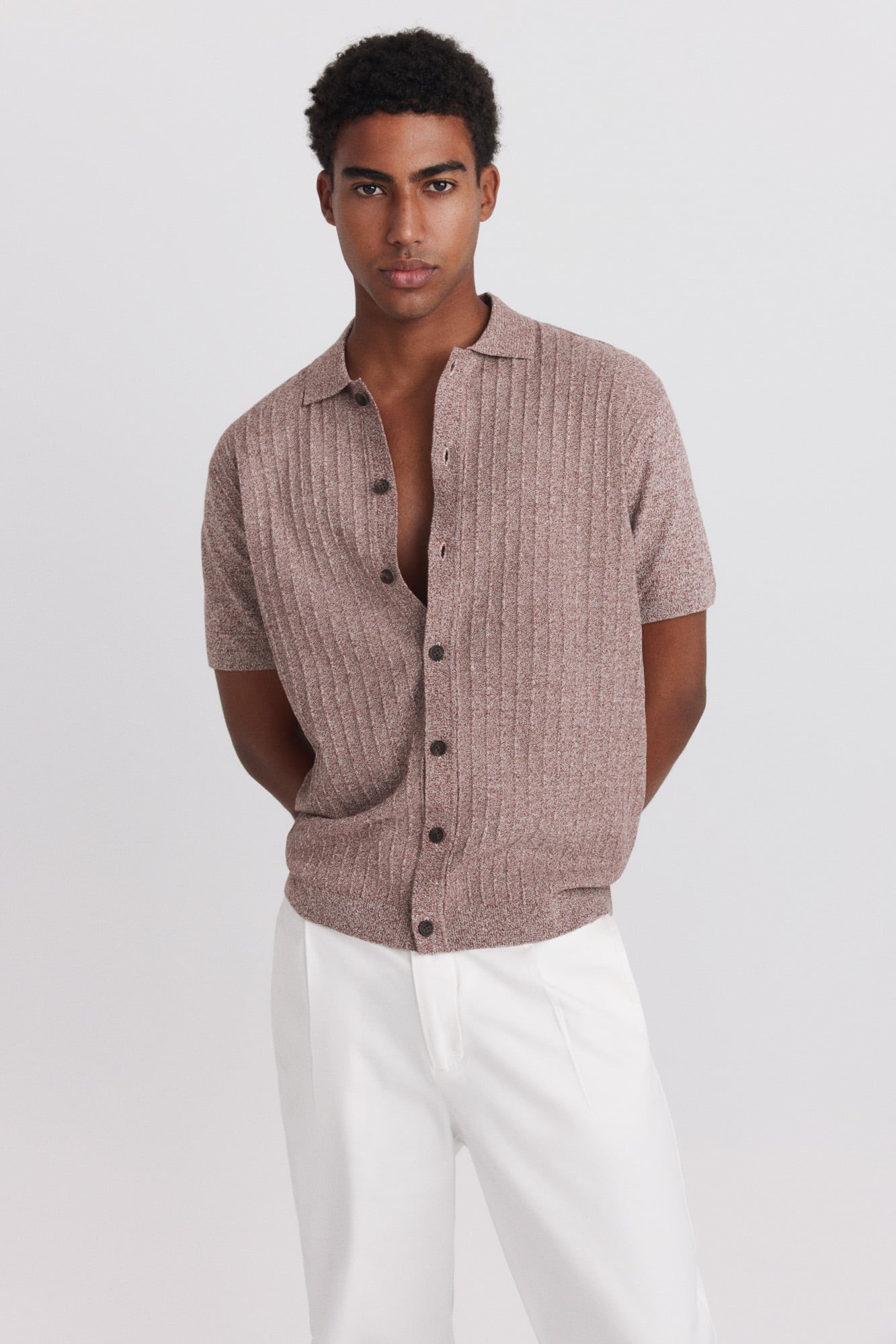 Cardigan with link structure buttons | Cardigans | SPF
