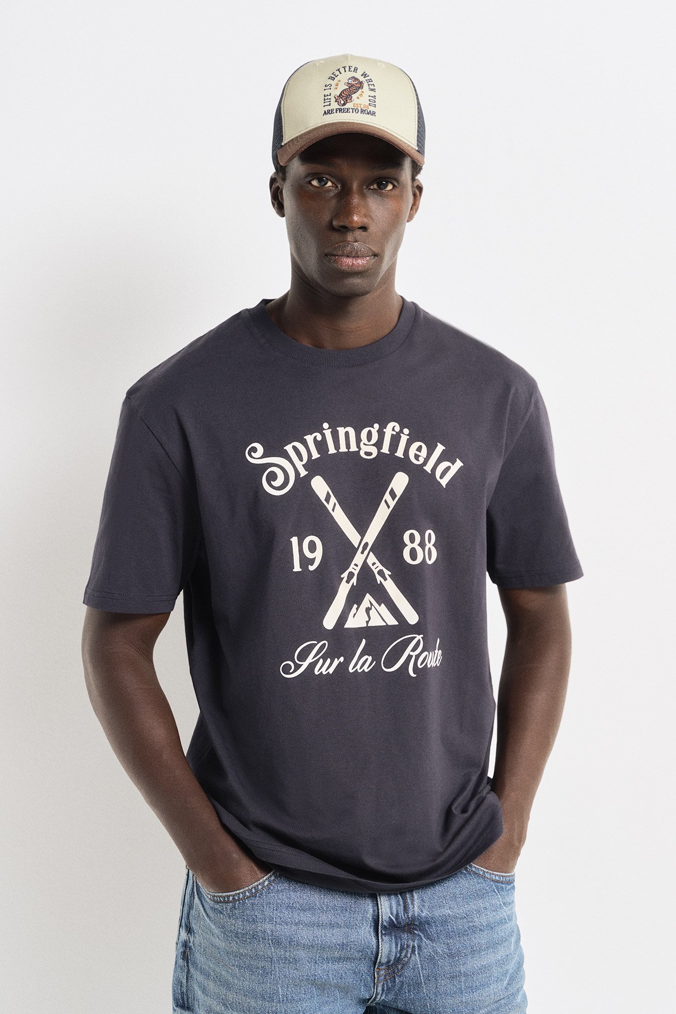 Camisa Polera Springfield Hombre Camisas Camisa Polera Lino