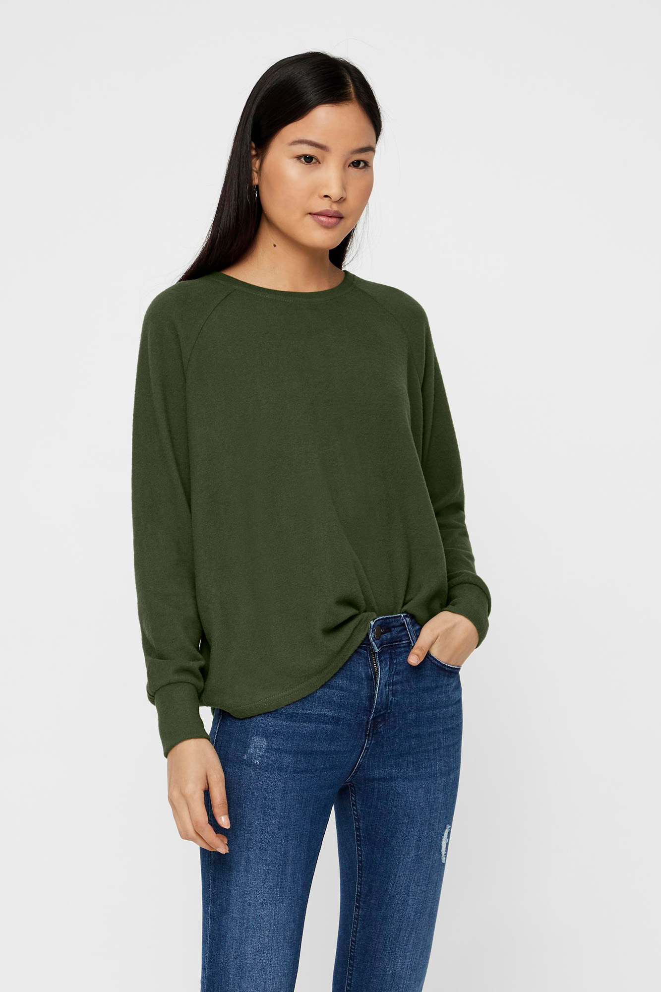 Jumper with back zip