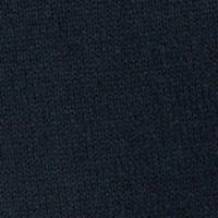 Springfield Long-sleeved knit polo shirt navy