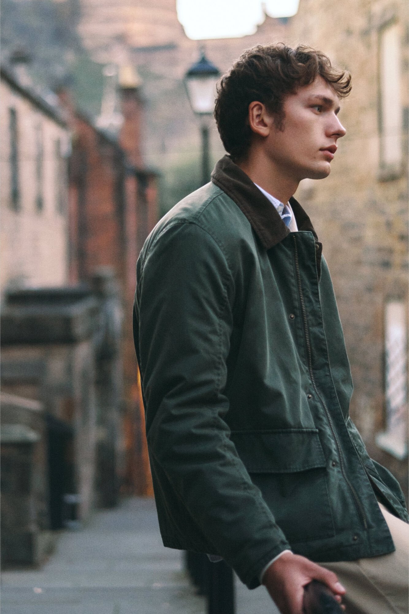 Parka corta cuello pana | Parkas para hombre | SPF