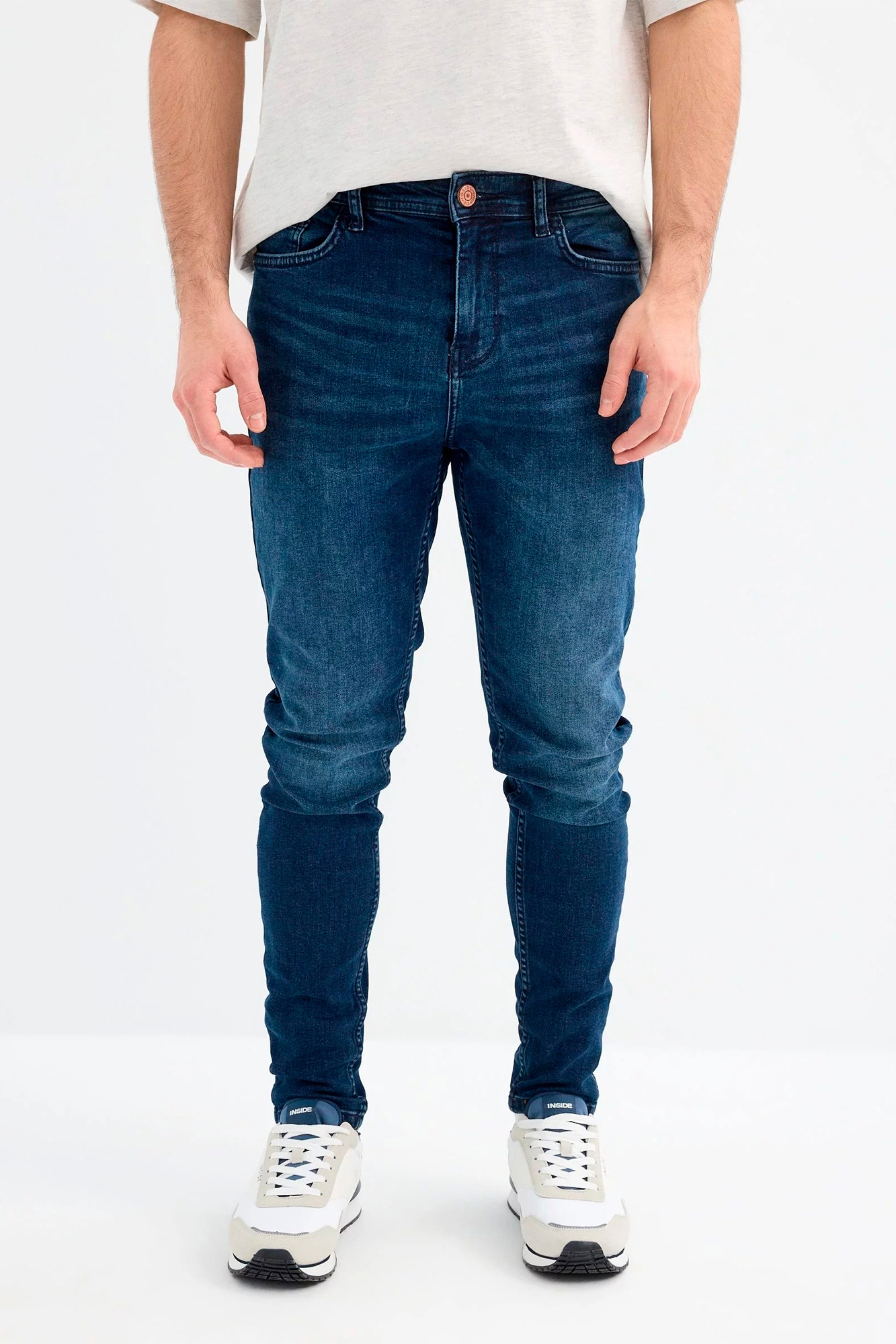Jeans Carrot Calças de ganga para homem SPF