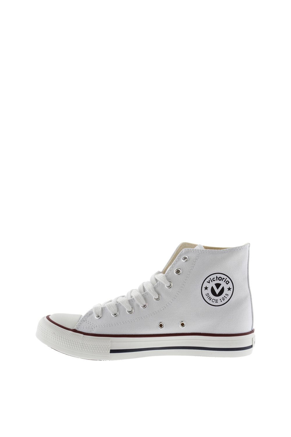 Zapatillas abotinadas de lona Victoria Tribu con puntera de goma - Main Image