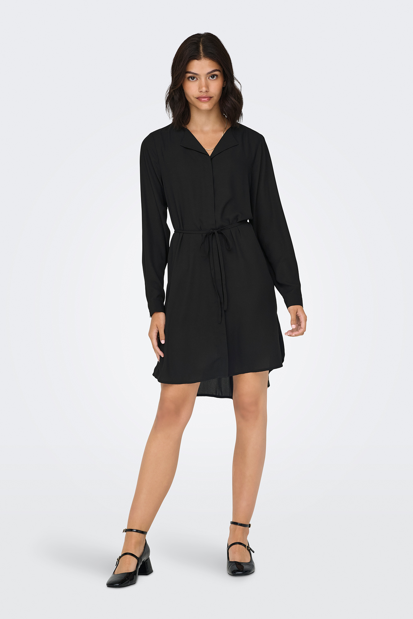 Vestido camisero corto Vestidos de mujer SPF