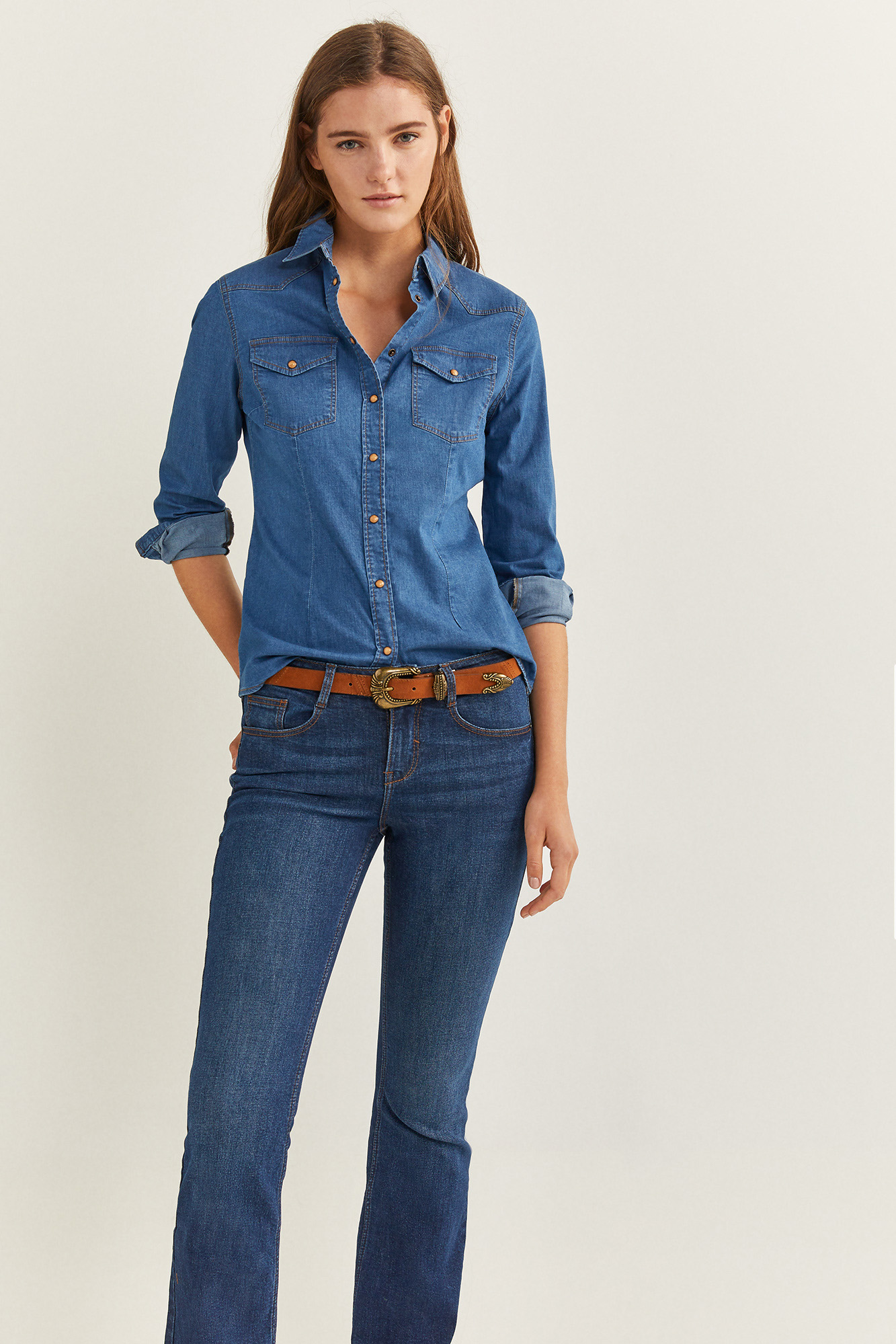 Sprinfield Mujer Camisa SPRINGFIELD Para Mujer Estilo Casual Y