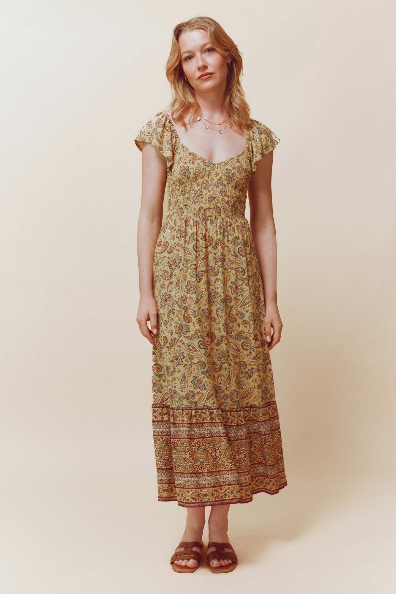 sardinian midi dress Sardinian Forest Sleeveless Floral Midi Dress | Hearts and Roses London