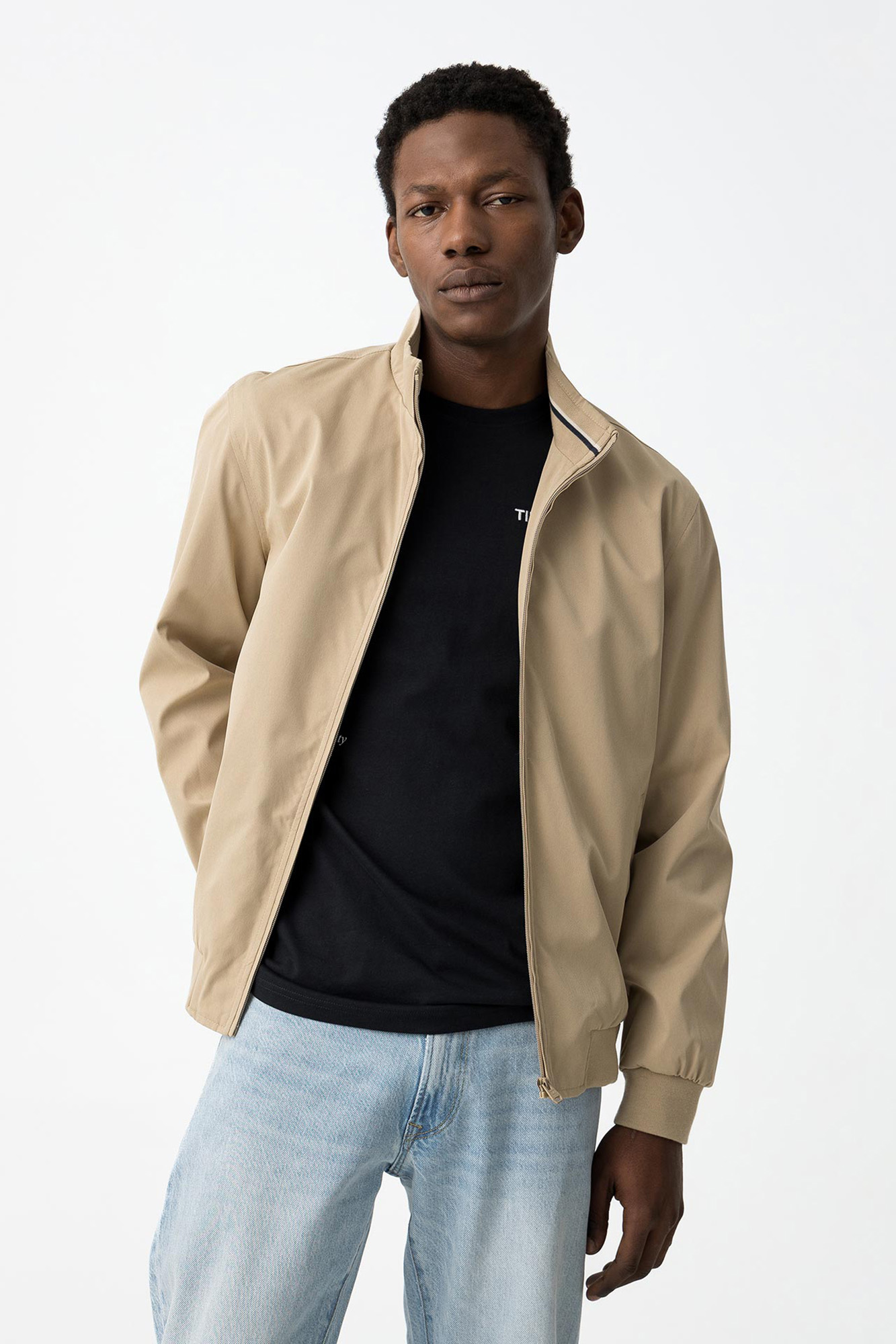 Springfield Herren Technische Bomberjacke – Chaquetabomberbásica, Lässiger Style
