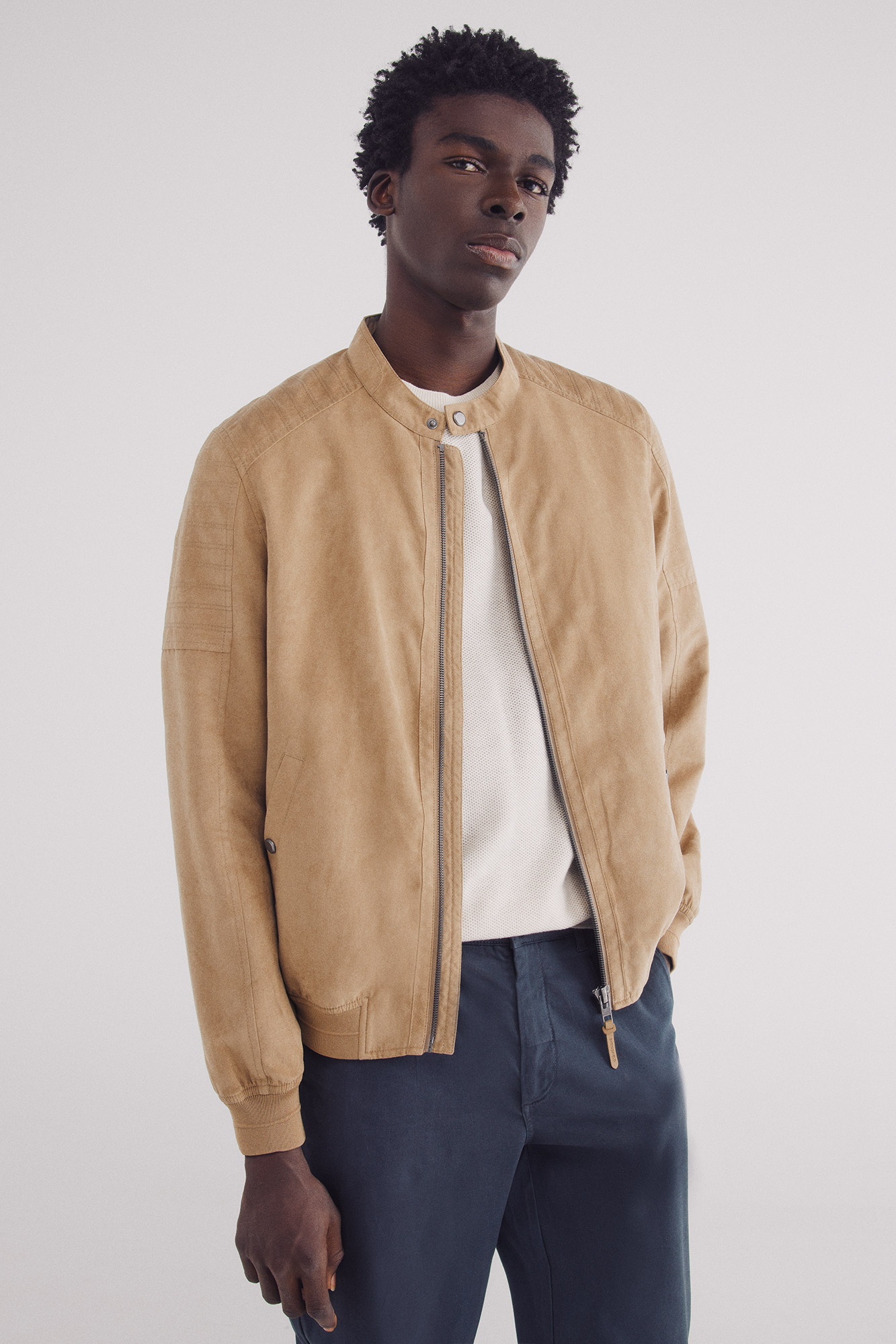 Chaquetas Hombre Cazadora Efecto Ante Springfield Hombre