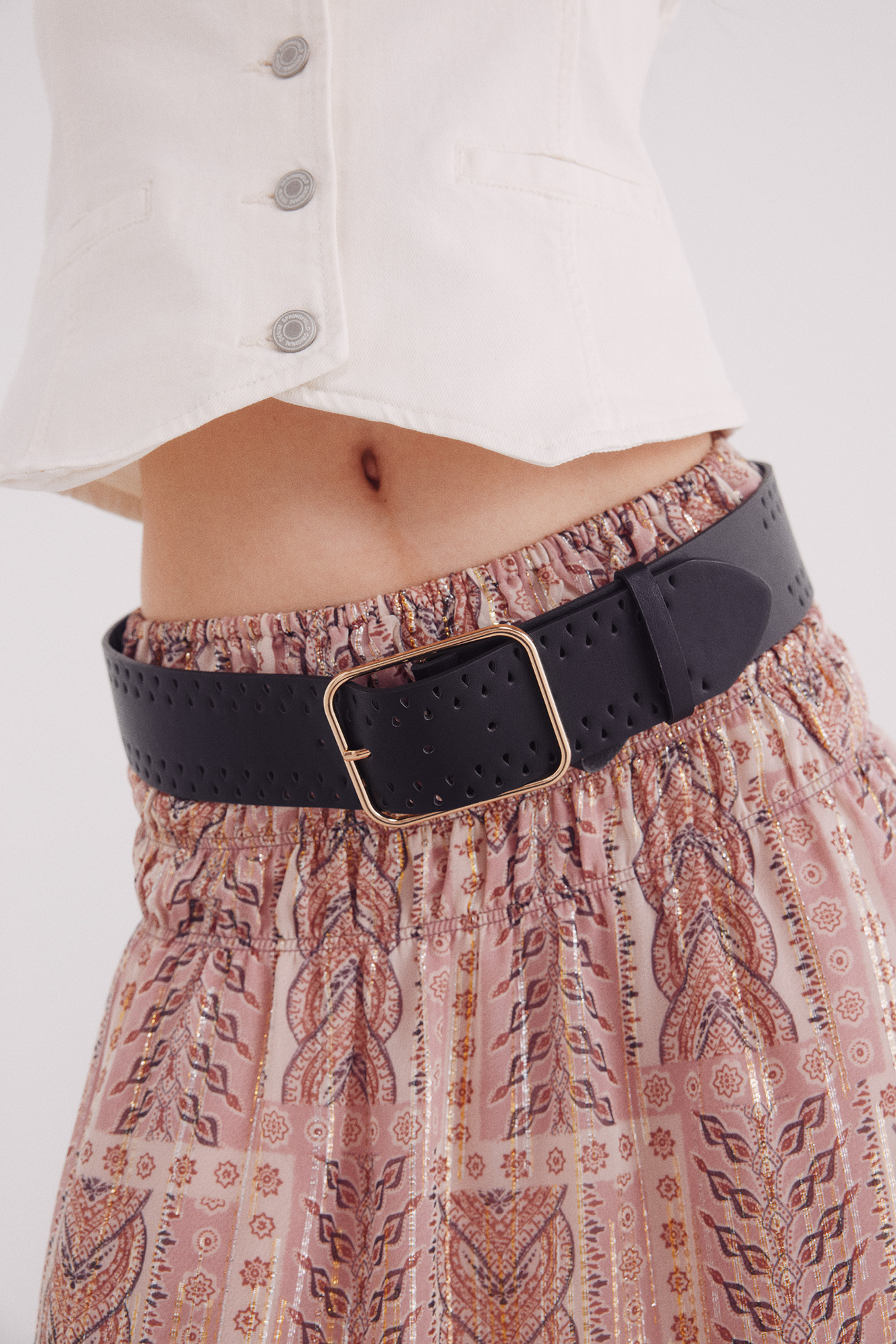 Cinture Springfield Beige e Nero da Donna - Wallapop