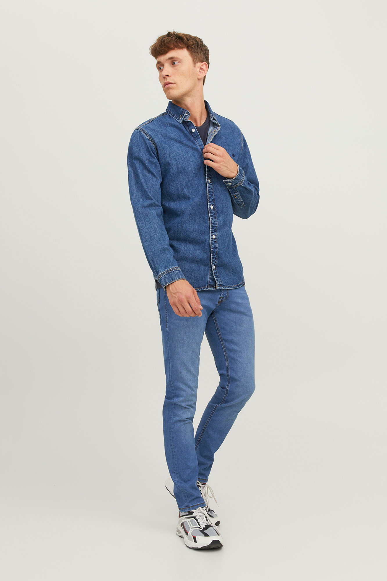 Calça jeans slim fit | Roupa para homem | SPF