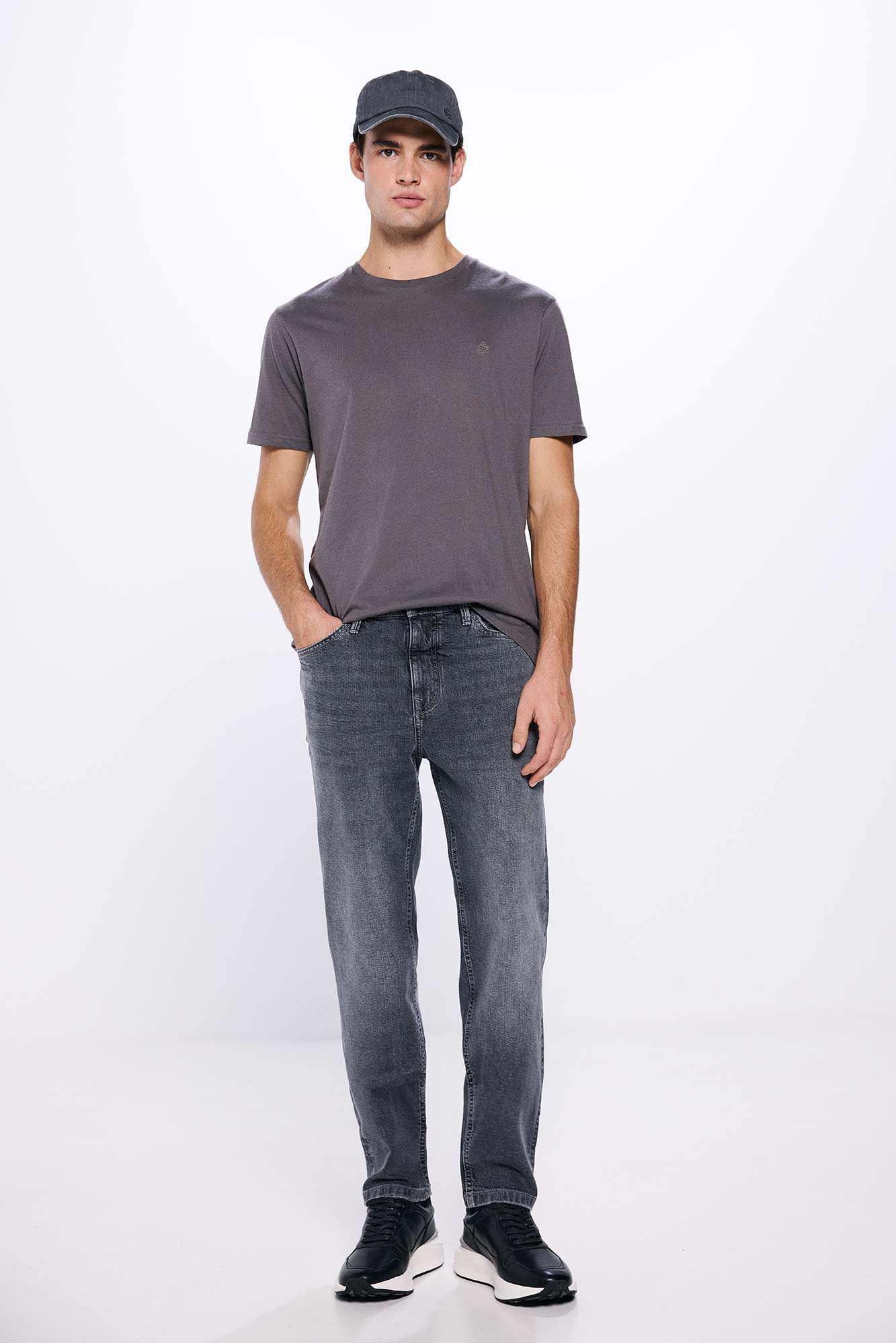 Lori Slim Jeans Grey Black
