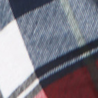 Springfield Checked shirt with hood rouge