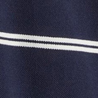 Springfield Striped print polo shirt navy