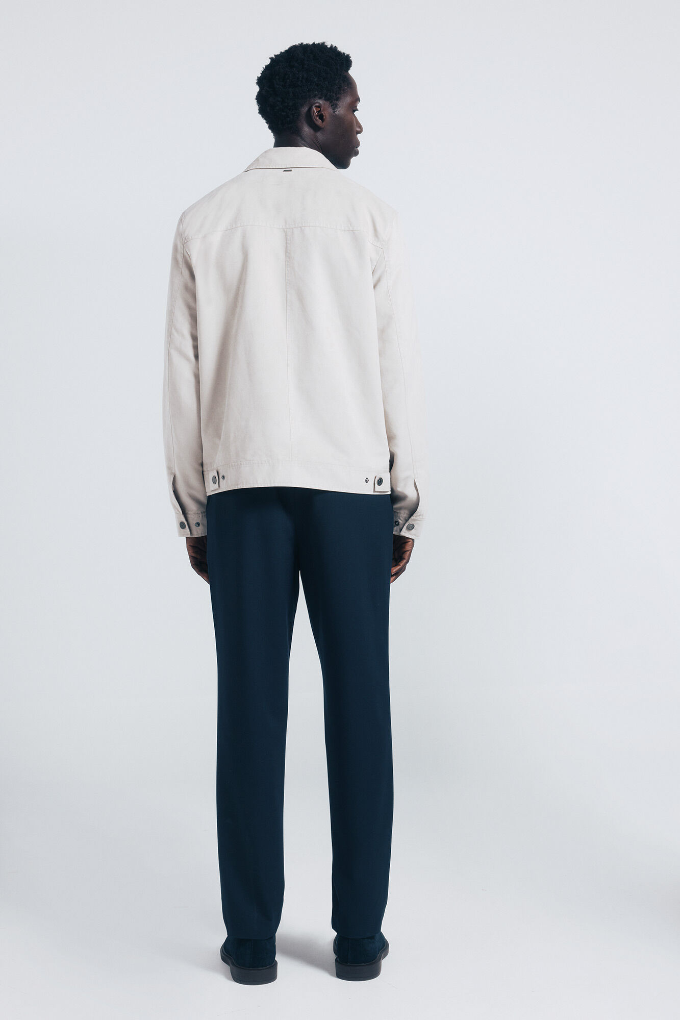Pantalon Chino Beige Femme Springfield Taille 38 - Coton, Coupe Slim - Occasion Très Bon État