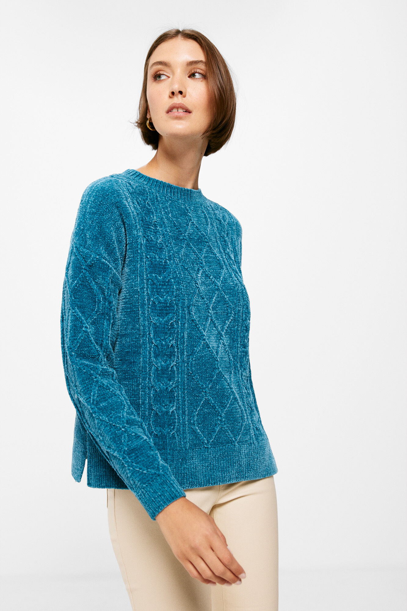 Ladies on sale chenille jumper