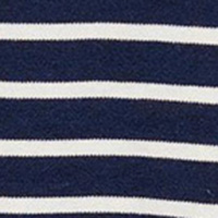 Springfield Short striped dress bleuté