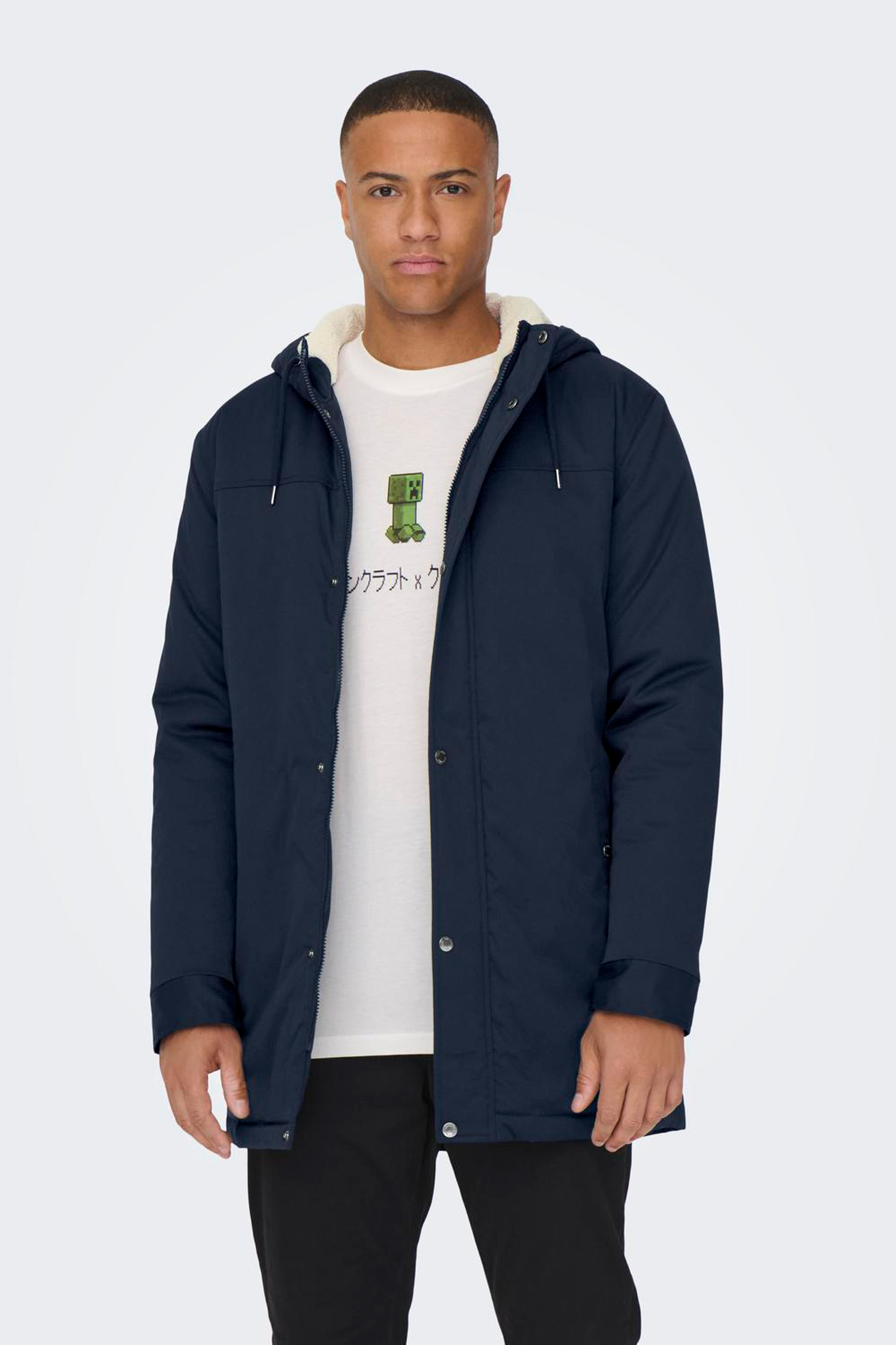 Springfield Hombre Parka De Lana Con Capucha Springfield Para Hombre  Abrigo Cálido Urbano Chaqueta Hombre