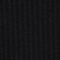 Springfield Ribbed long-sleeved T-shirt noir