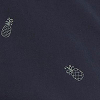 Springfield Chino-style cotton Bermuda shorts navy